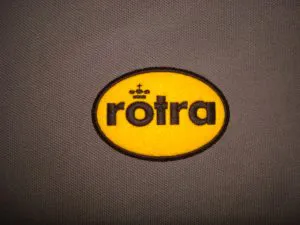 Ovaal geel Rotra logo