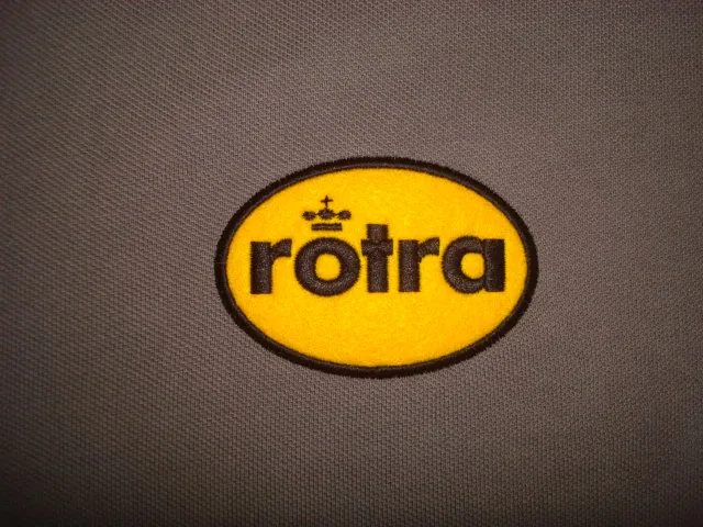 Ovaal geel Rotra logo